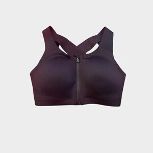 Lululemon Enlite Bra *Zip Front Black 32DD EUC